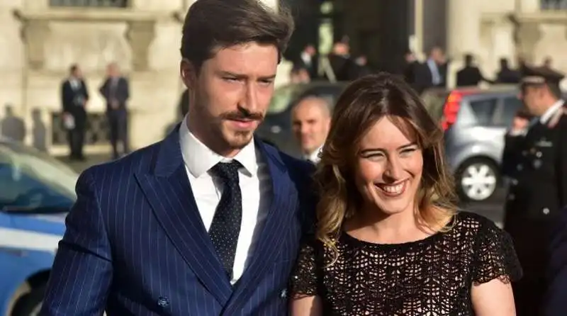 Pier Francesco e Maria Elena Boschi