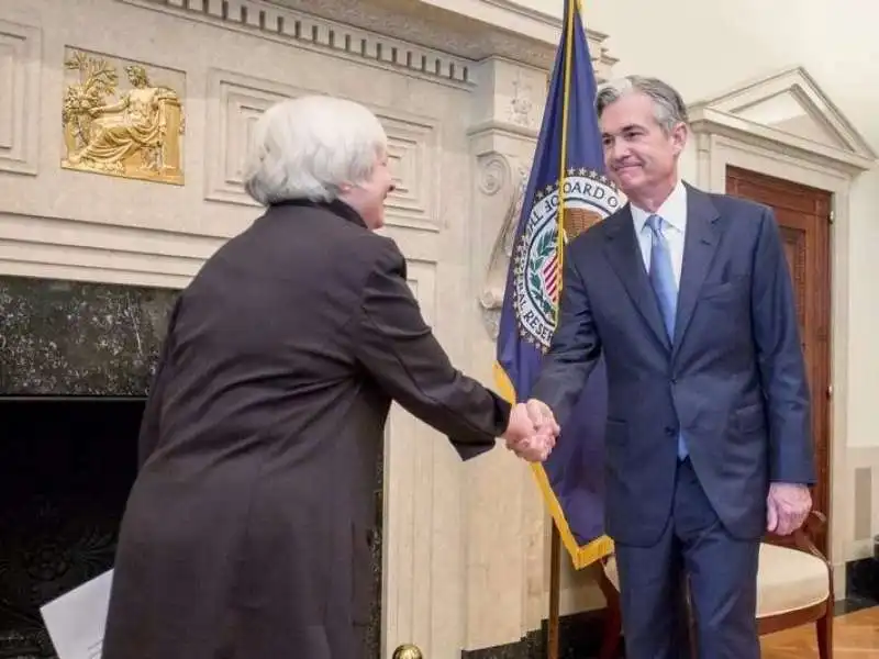 JANET YELLEN JEROME POWELL