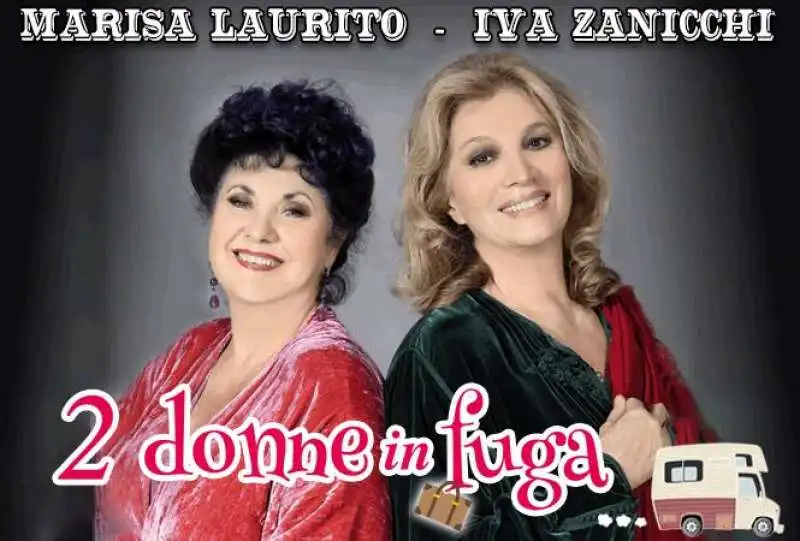 MARISA LAURITIO E IVA ZANICCHI A TEATRO