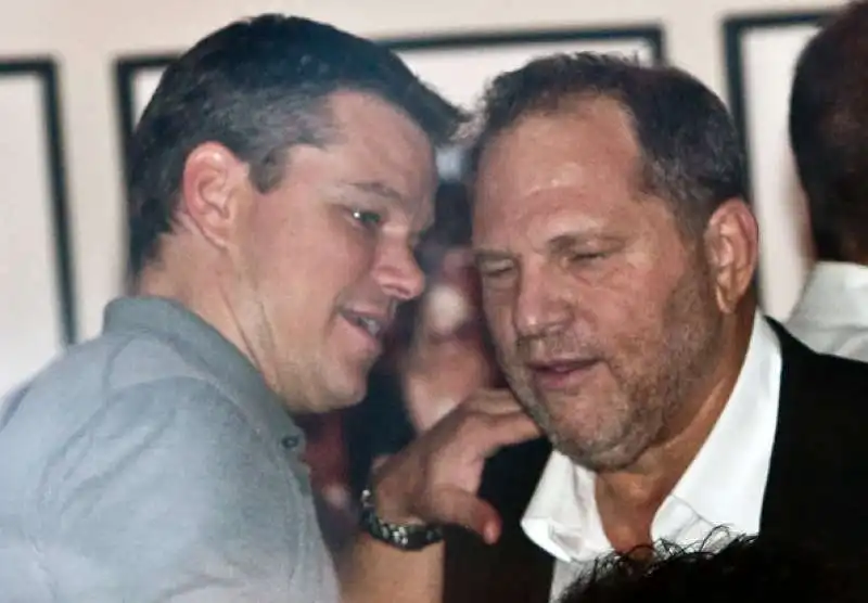 matt damon harvey weinstein