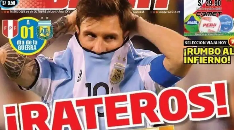 messi quotidiano peru'