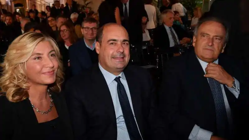 myrta merlino  nicola zingaretti  luigi abete