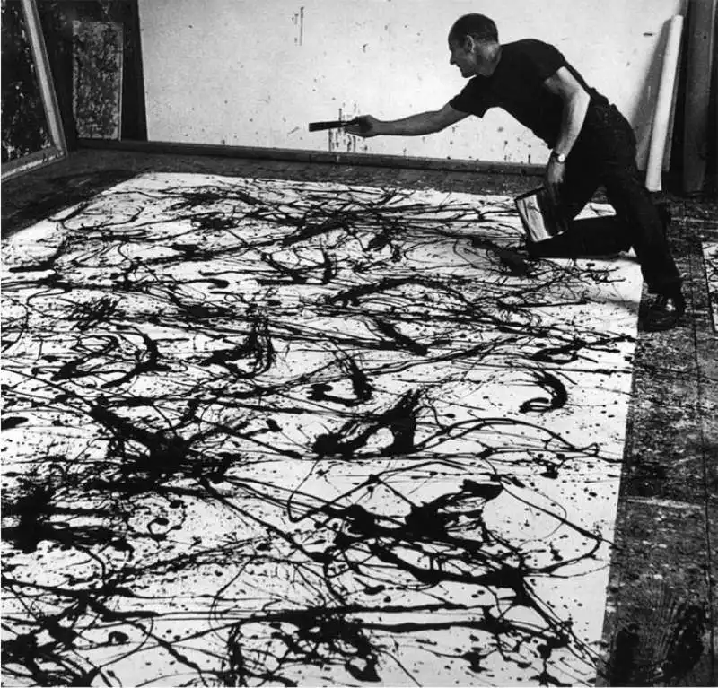 pollock drip painting