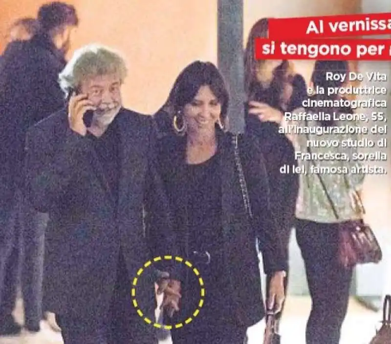 raffaella leone roy de vita foto da oggi