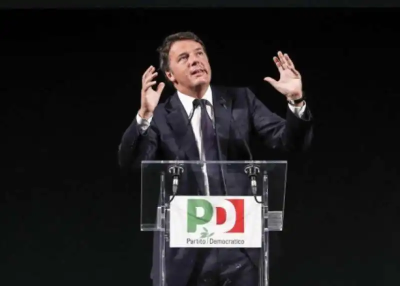 renzi alla festa per i dieci anni del pd