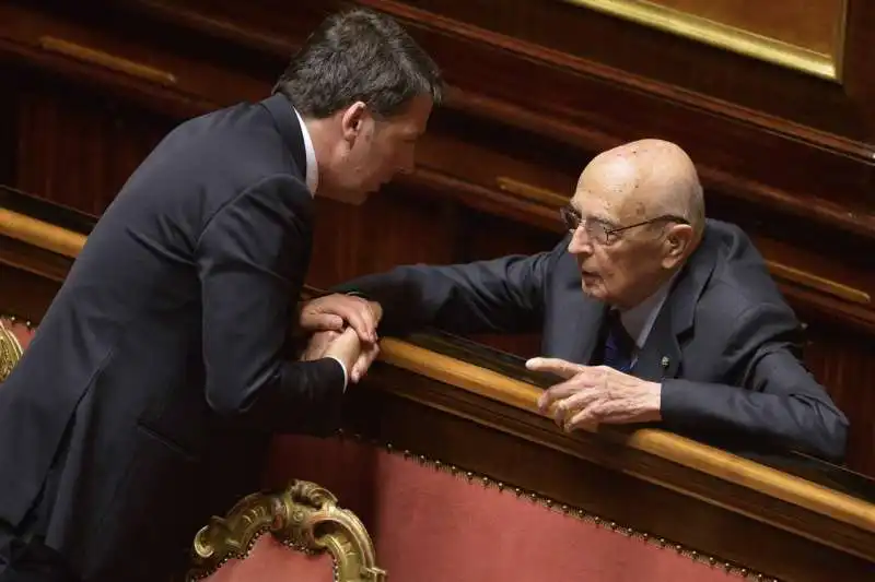 RENZI E NAPOLITANO