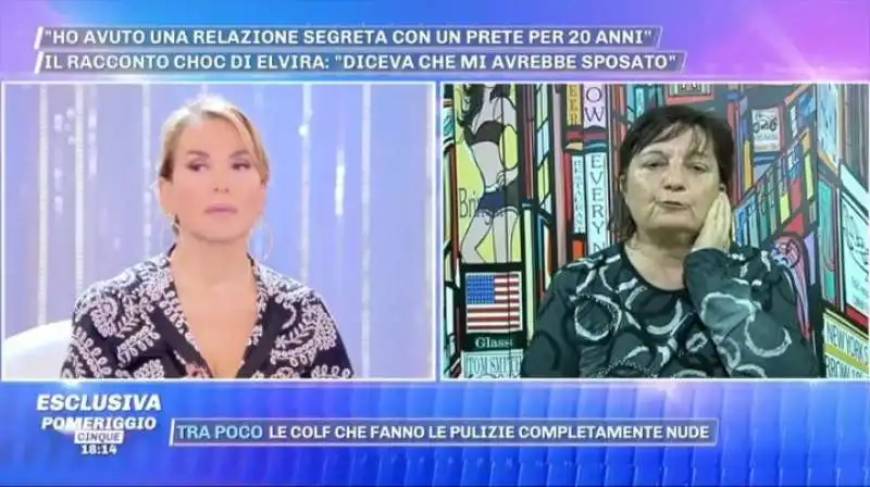 barbara d urso la signora elvira e le pugnette