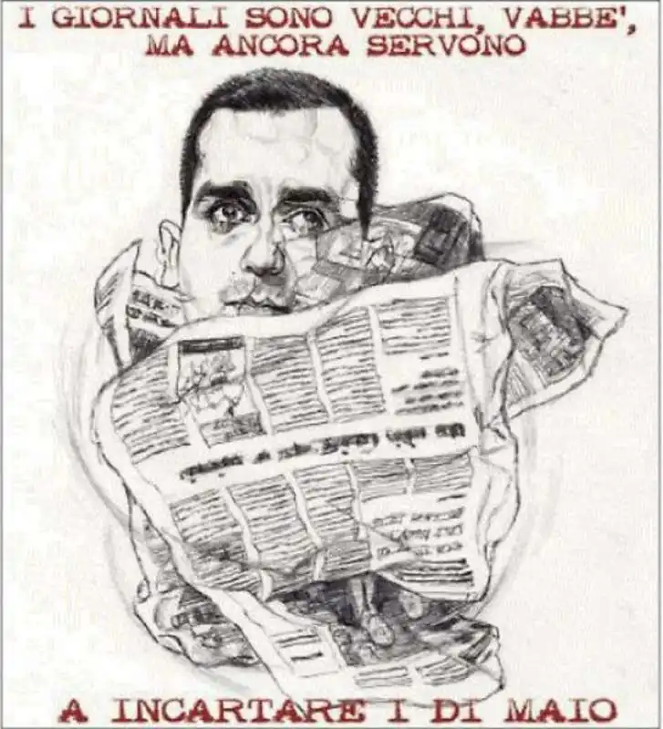 DI MAIO E I GIORNALI BY MANNELLI