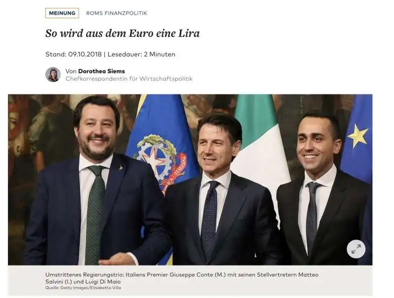 DIE WELT CONTRO IL DEF ITALIANO