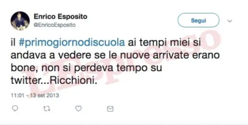 i tweet sessisti di enrico esposito 5