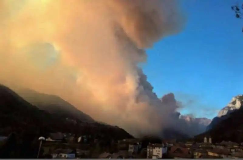 incendio in provincia di belluno  9