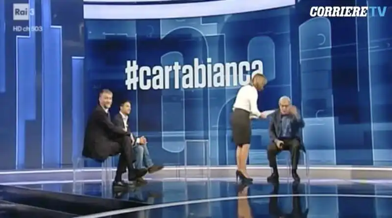 lo scazzo sgarbi giordano a cartabianca 13