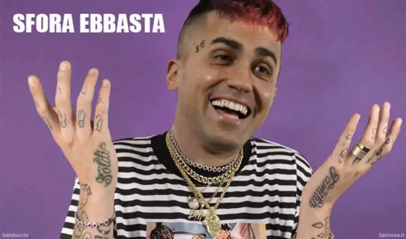 LUIGI DI MAIO SFERA EBBASTA