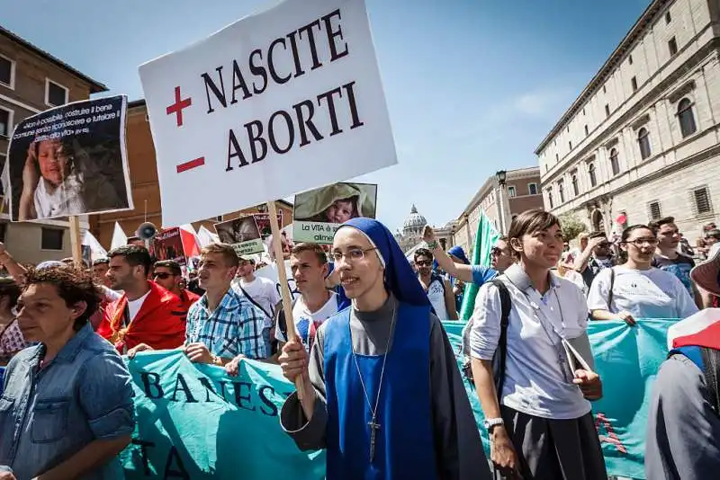 manifestazione contro l aborto