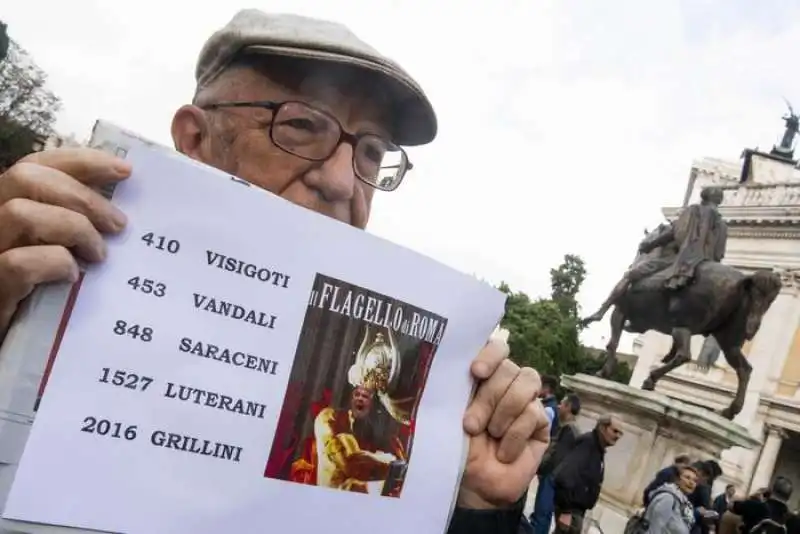 manifestazione roma dice basta 1