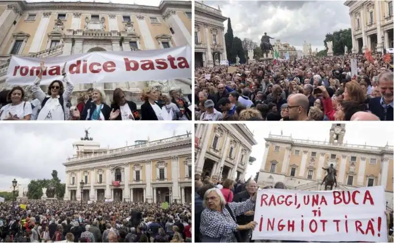 manifestazione roma dice basta 8