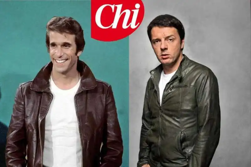 matteo renzi come fonzie