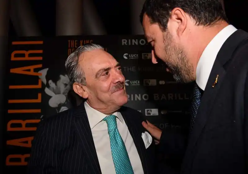 matteo salvini si complimenta con rino barillari