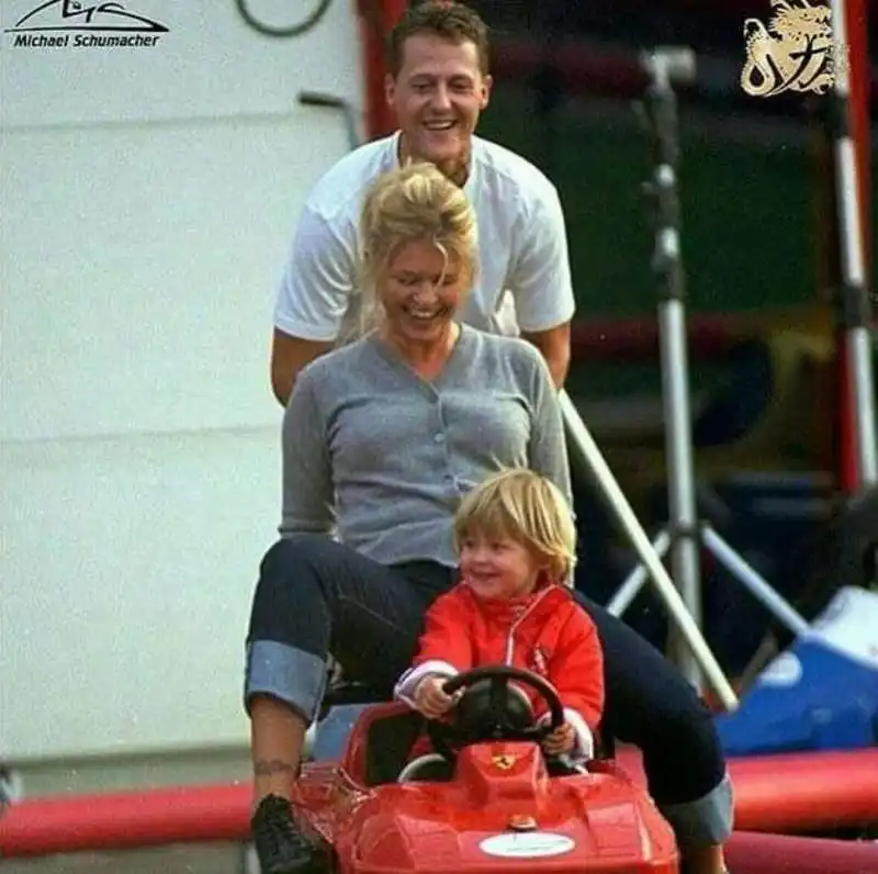 michael schumacher e famiglia