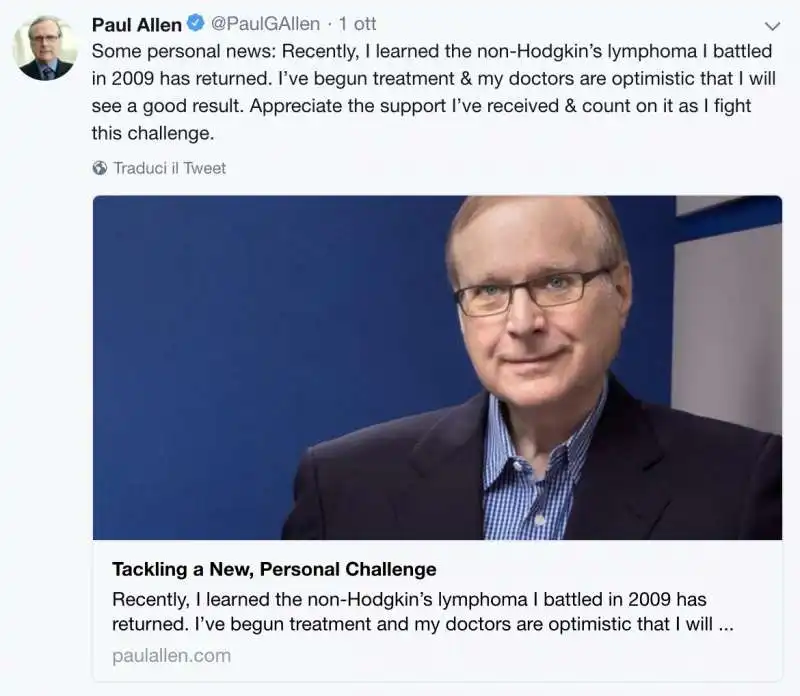 PAUL ALLEN CANCRO