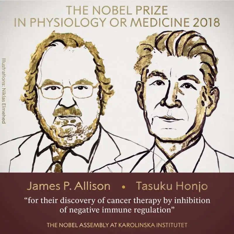 PREMIO NOBEL JAMES ALLISON TASUKU HONJO