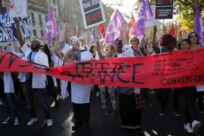 proteste contro macron 3