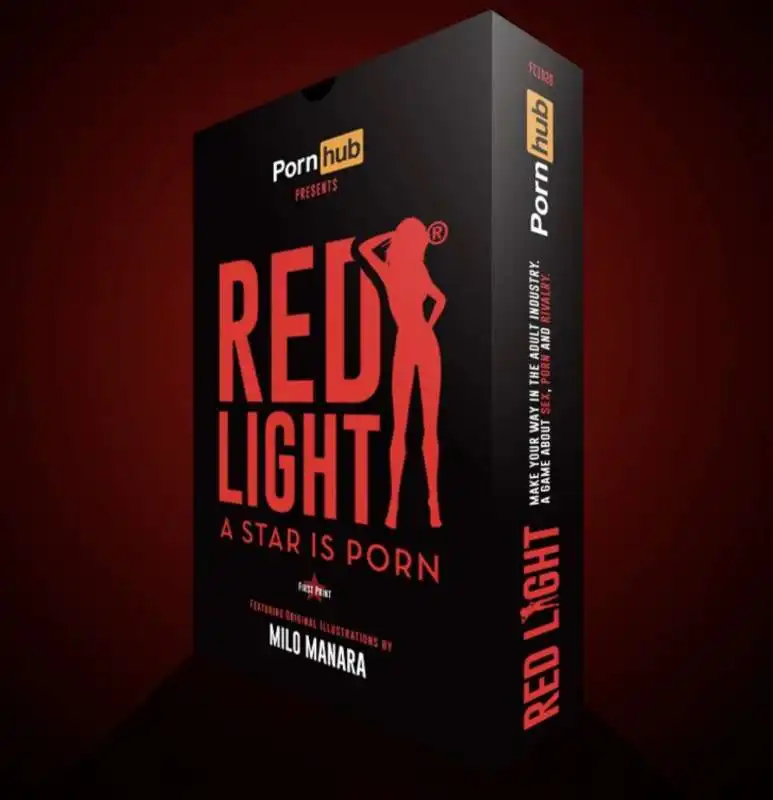 red light, a star is porn   il gioco di carte di milo manara e pornhub  1