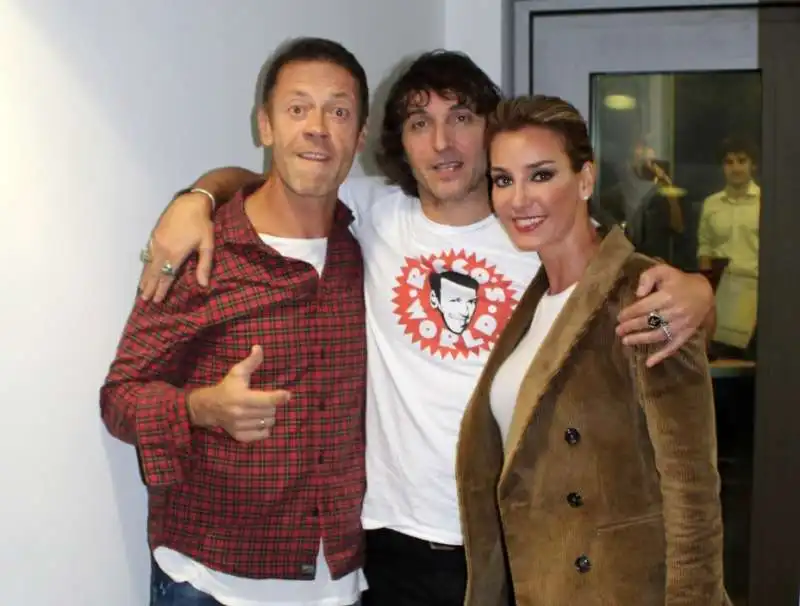 rocco e rosa siffredi con giuseppe cruciani 