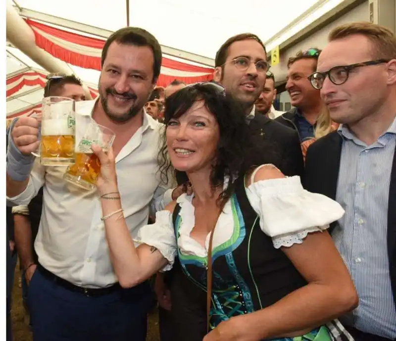 salvini alla festa di castelrotto in trentino alto adige 1