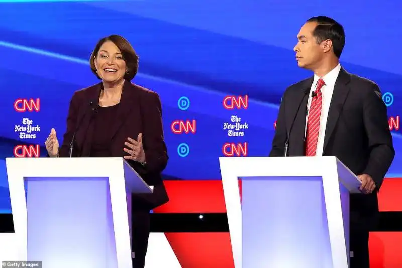 amy klobuchar julian castro