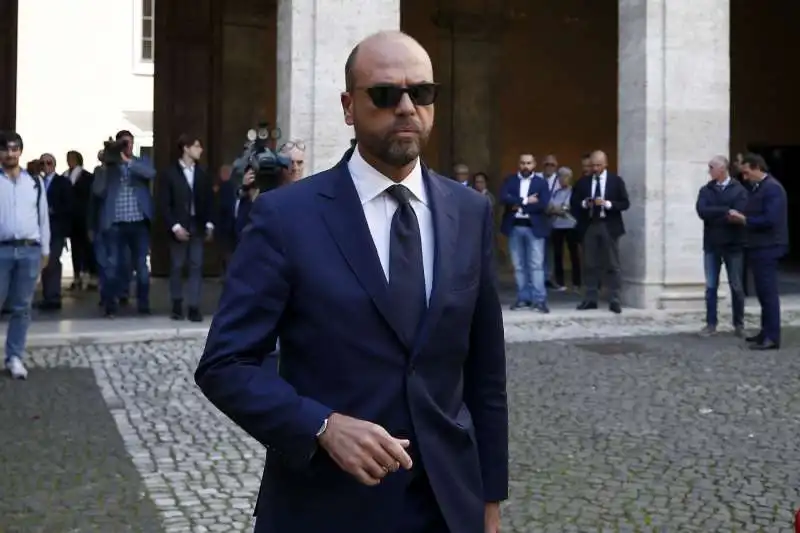 angelino alfano   funerali di paolo bonaiuti