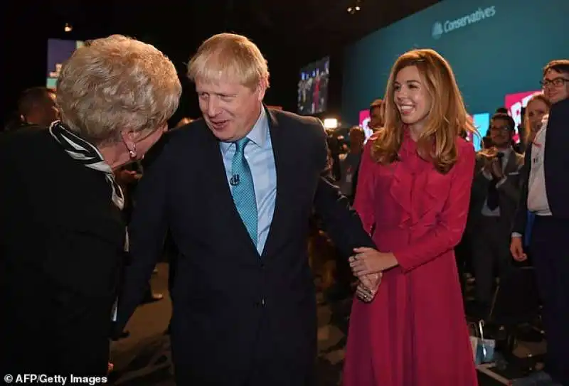 boris johnson e carrie symonds alla conferenza tory di ottobre 2019 1