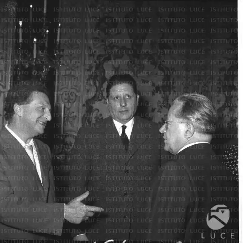 CARLO LEVI GIORGIO AMENDOLA E PALMIRO TOGLIATTI