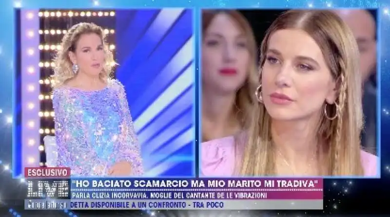 clizia incorvaia a live non e' la d'urso 6