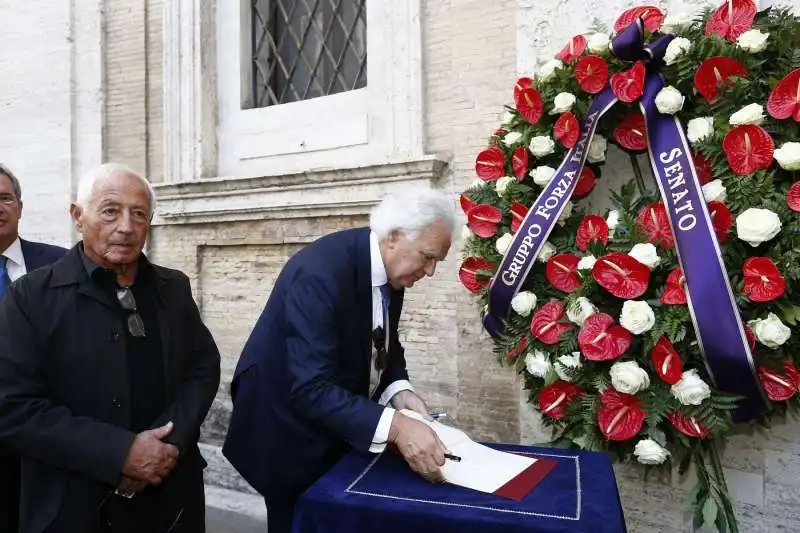 denis verdini ai ai funerali di paolo bonaiuti