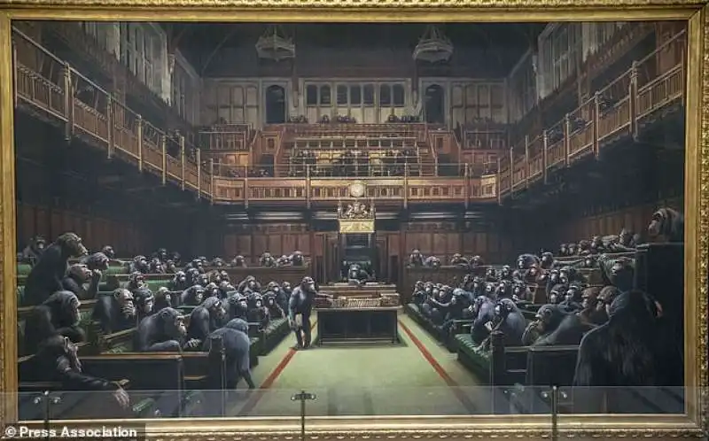 devolved parliament   banksy