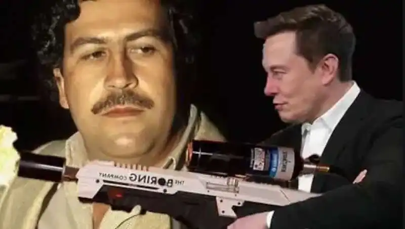 elon musk e pablo escobar 2