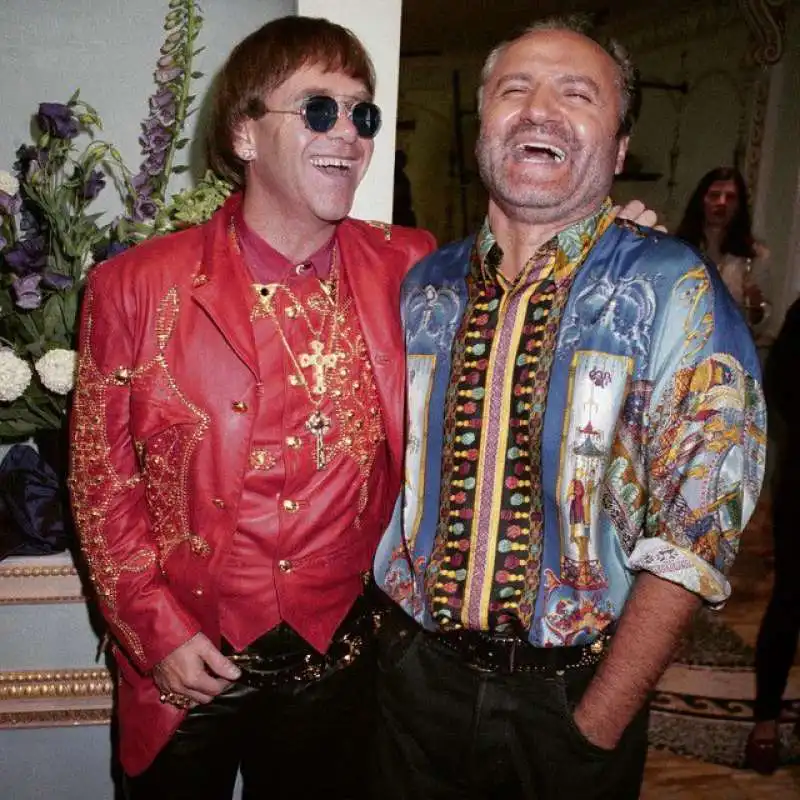 Elton John Gianni Versace 