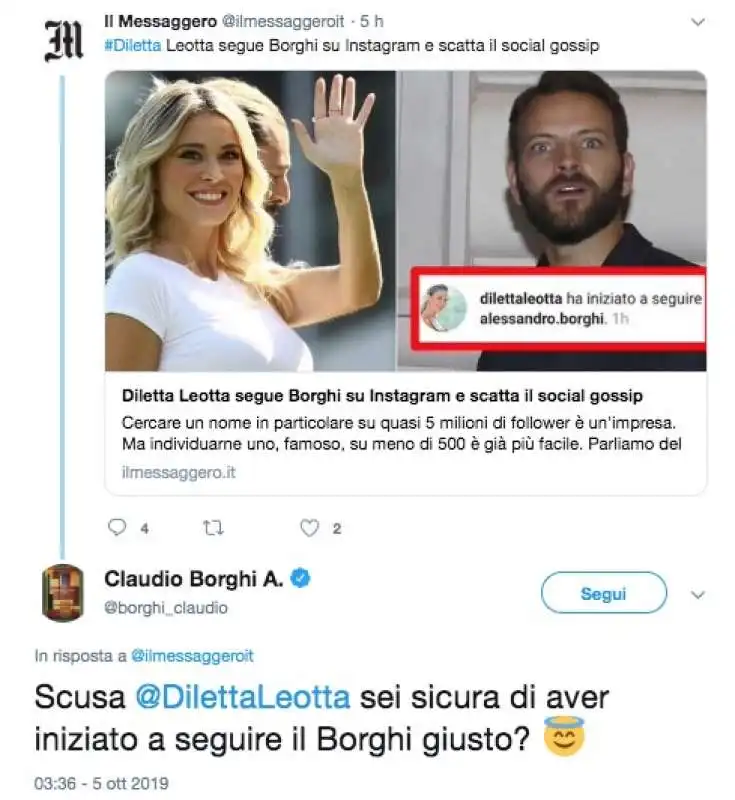 il commento di claudio borghi