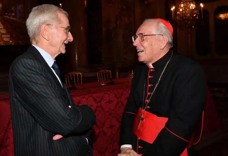 il principe prospero colonna  e il cardinale giovanni battista re  foto di bacco