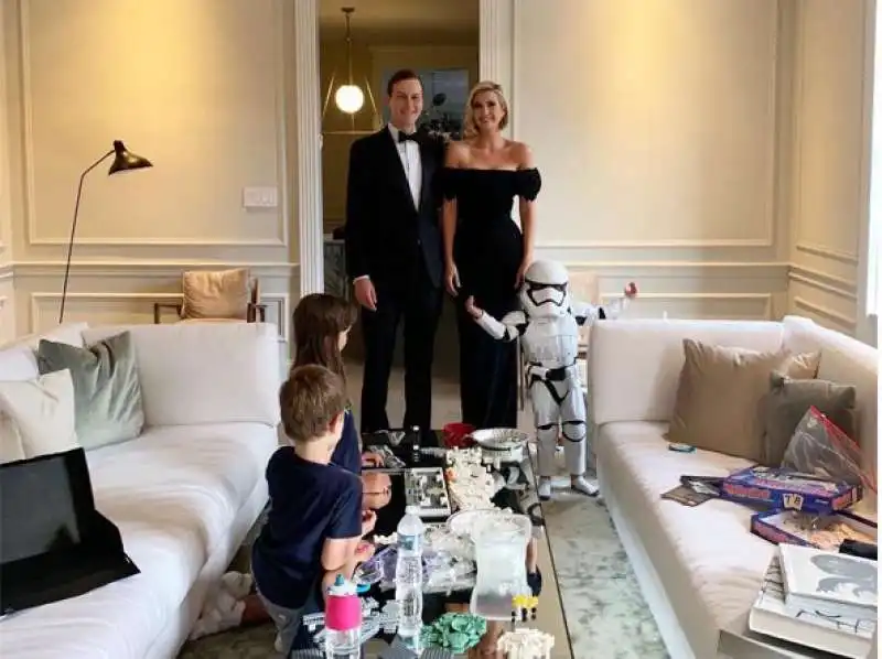 ivanka trump e la foto di famiglia in stile star wars