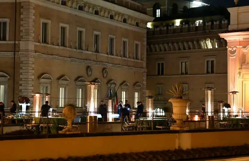 la terrazza di palazzo colonna