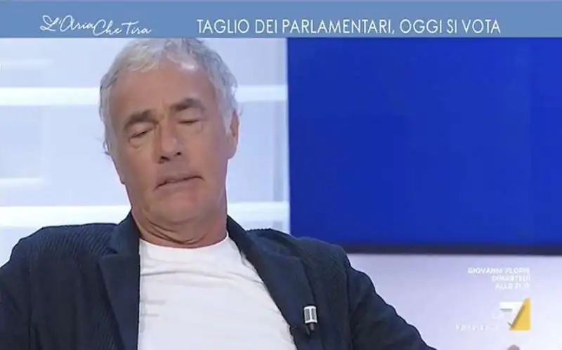 MASSIMO GILETTI A L'ARIA CHE TIRA 2