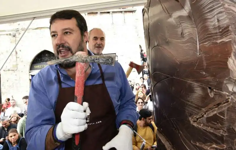 matteo salvini a eurochocolate a perugia 3