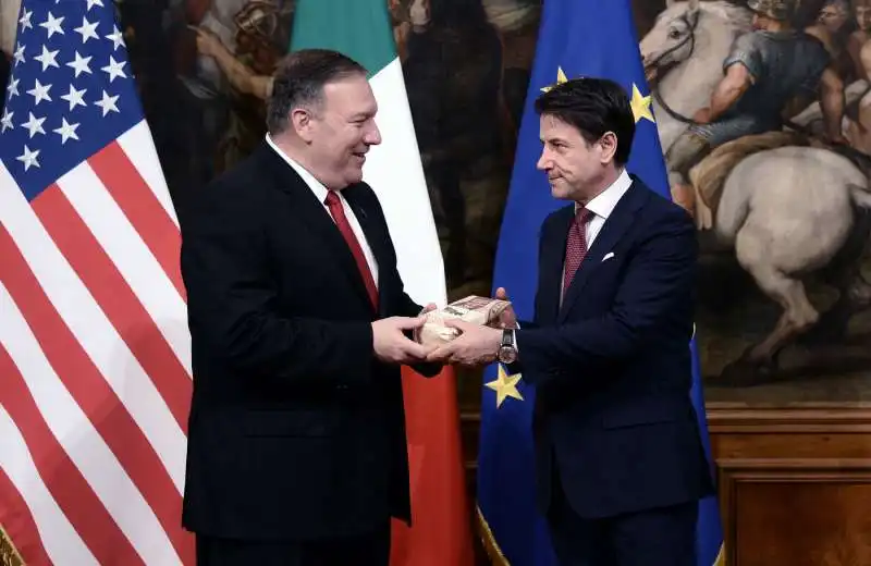 mike pompeo e giuseppe conte 1