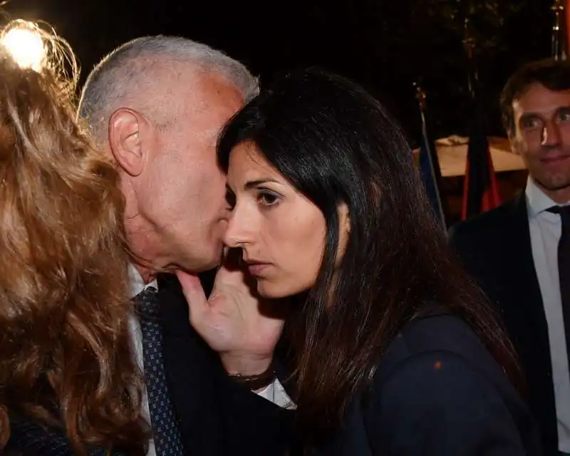 nicola morra  virginia raggi  foto di bacco