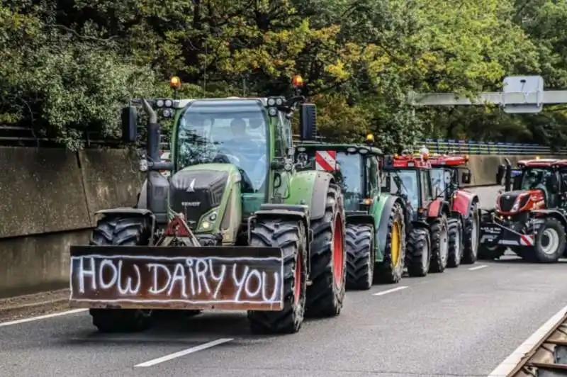 olanda   proteste di allevatori e agricoltori 4