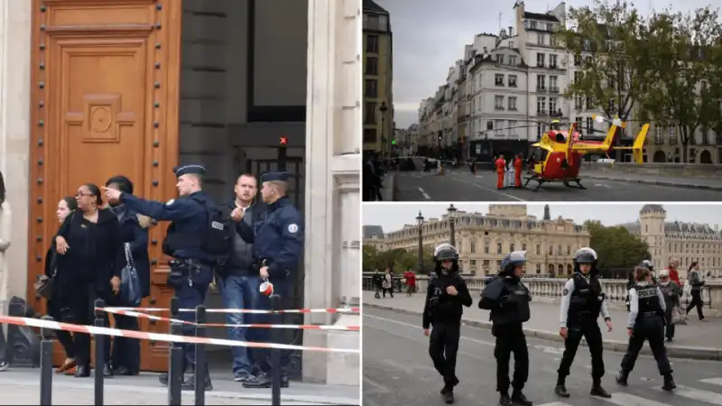 parigi accoltella al commissariato