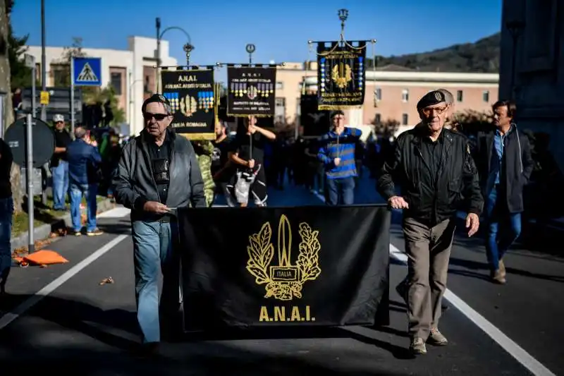 predappio, raduno di fascisti per l'anniversario della marcia su roma 20