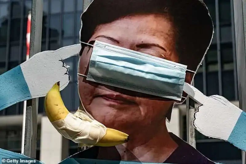 proteste contro carrie lam 4